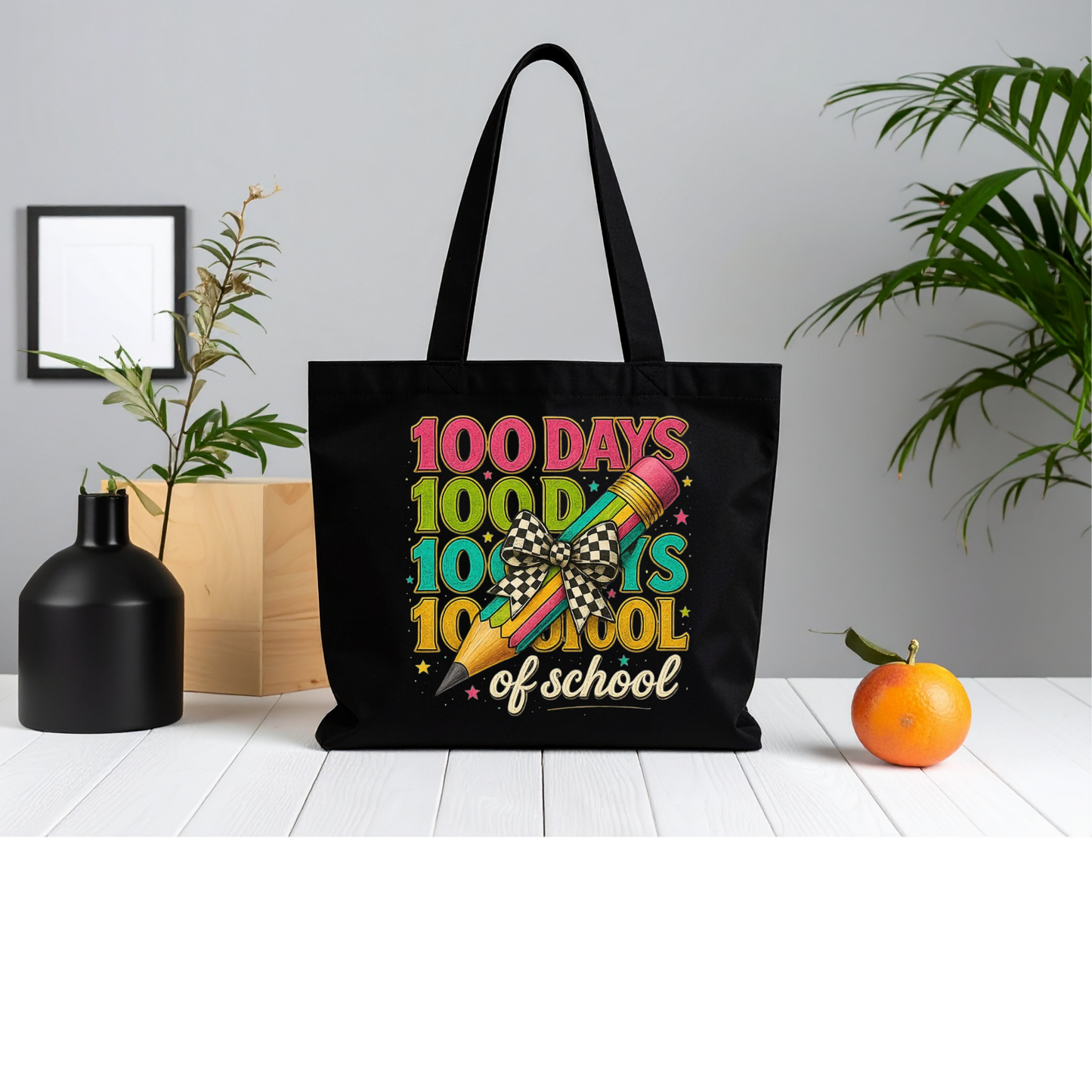 “100 days of school” Tote Bag