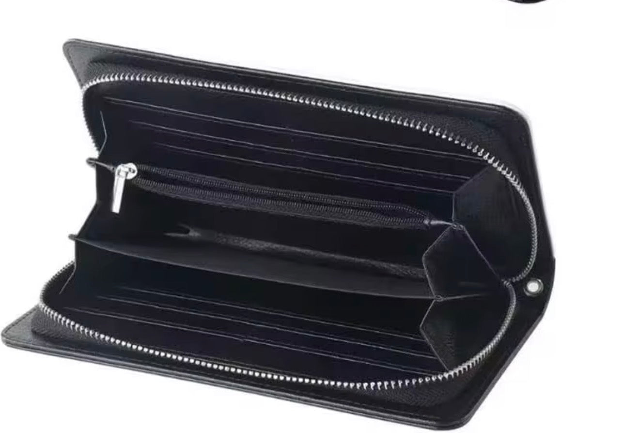 Just be what God created you to be Wristlet Wallet – Floral Zipper Clutch (Copy)