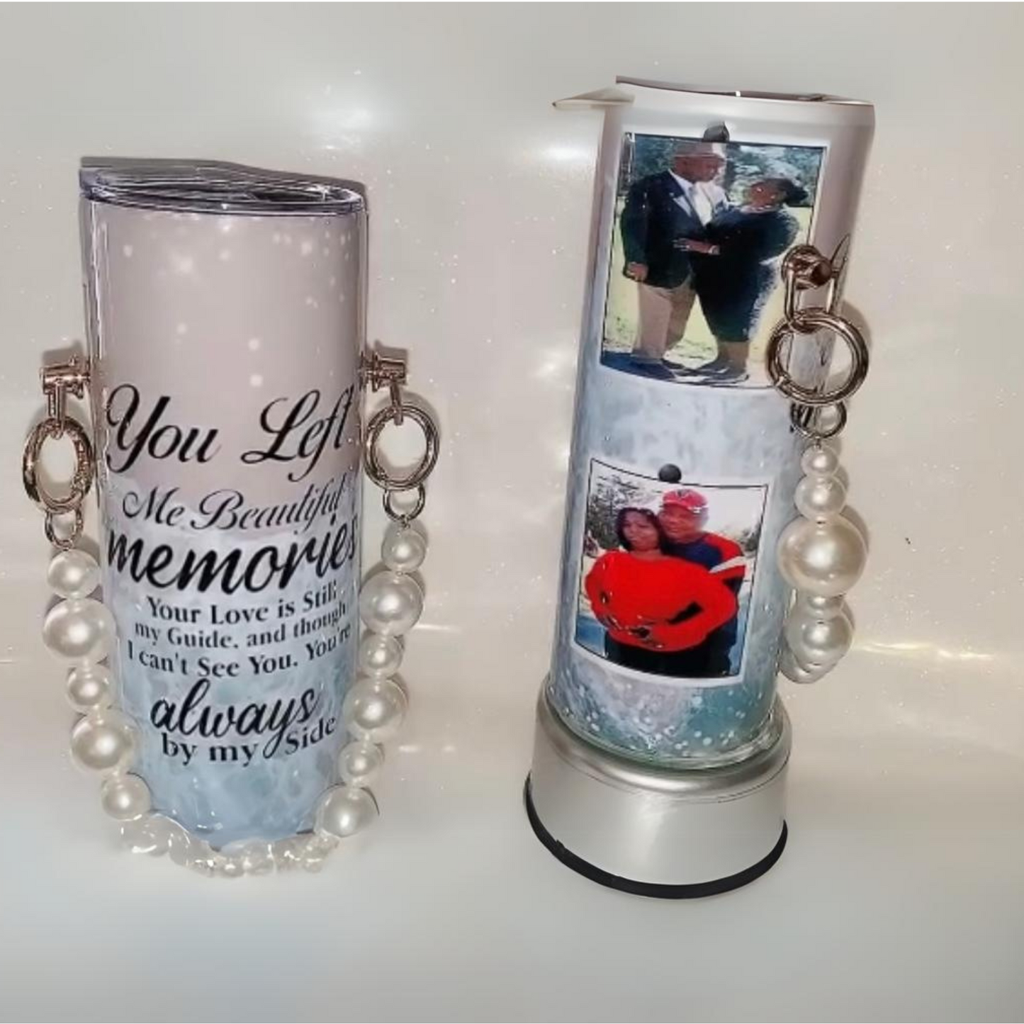 Beautiful memories personalized tumbler