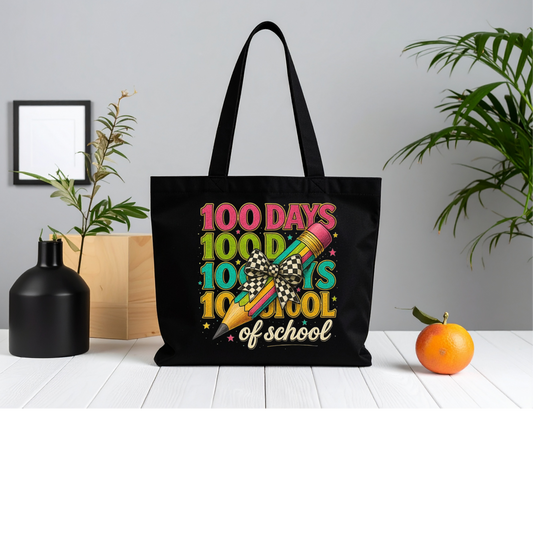 “100 days of school” Tote Bag