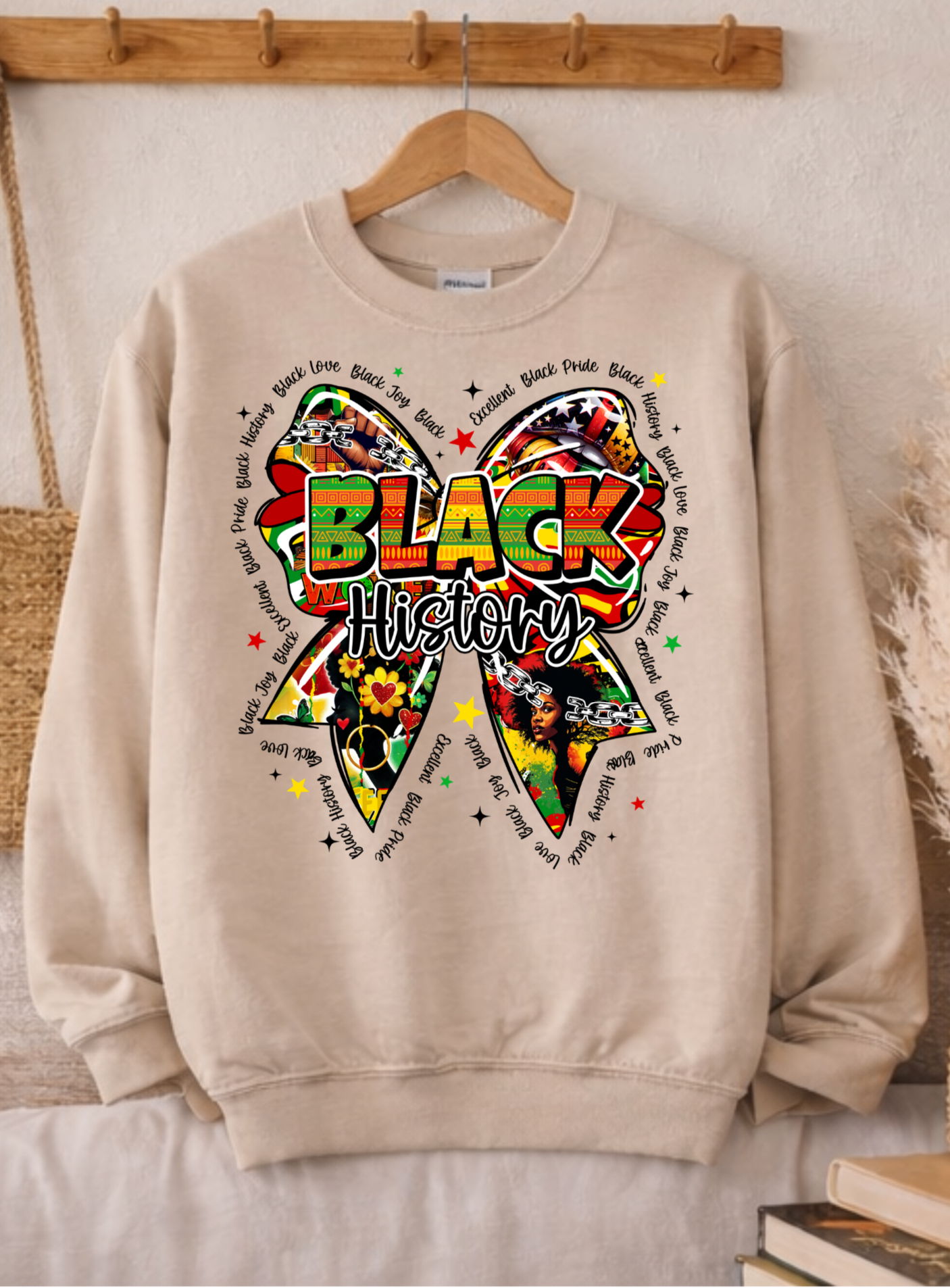 Black History Bow Sweatshirt