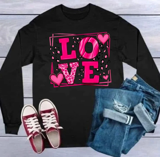 V-day LOVE Long-sleeved