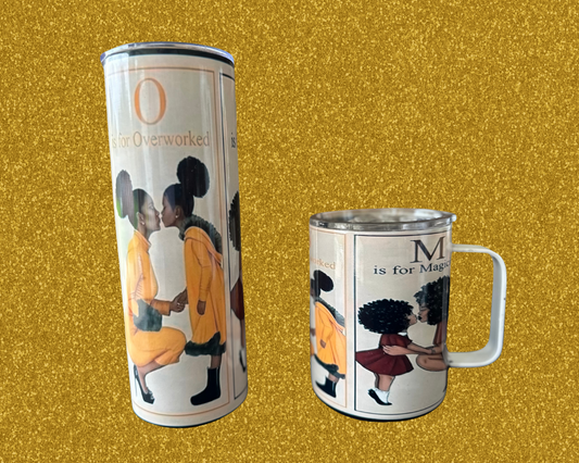 M.O.M. Custom Tumbler and cup design