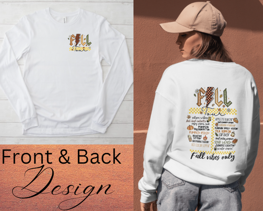 Fall Tour longsleeve T-shirt
