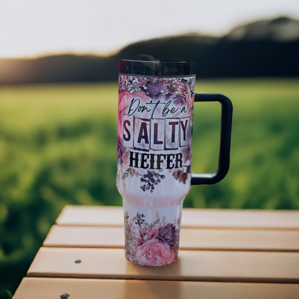 Don’t be a salter heifer tumbler or bundle mug and tumbler