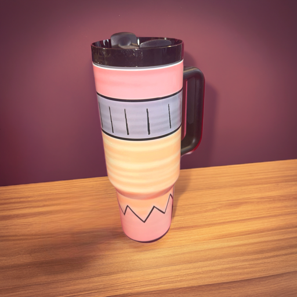 40oz pencil tumbler
